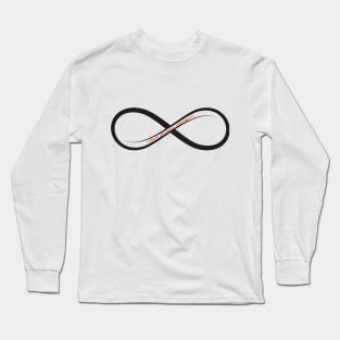 Red Love Forever Changes Infinity Long Sleeve T-Shirt